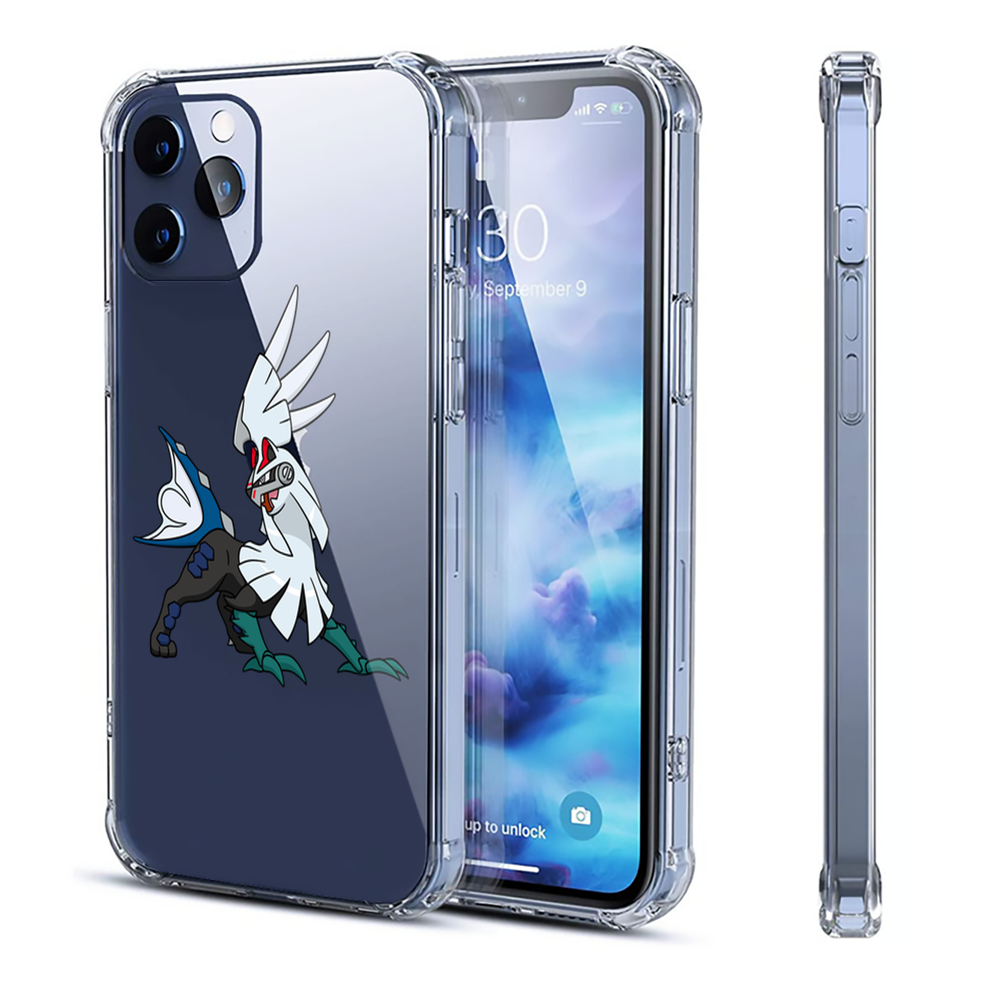 （画像用） ポケットモンスター Pokémon 【iPhone 12シリーズ対応】透明スマホケース（クリアソフトケース）